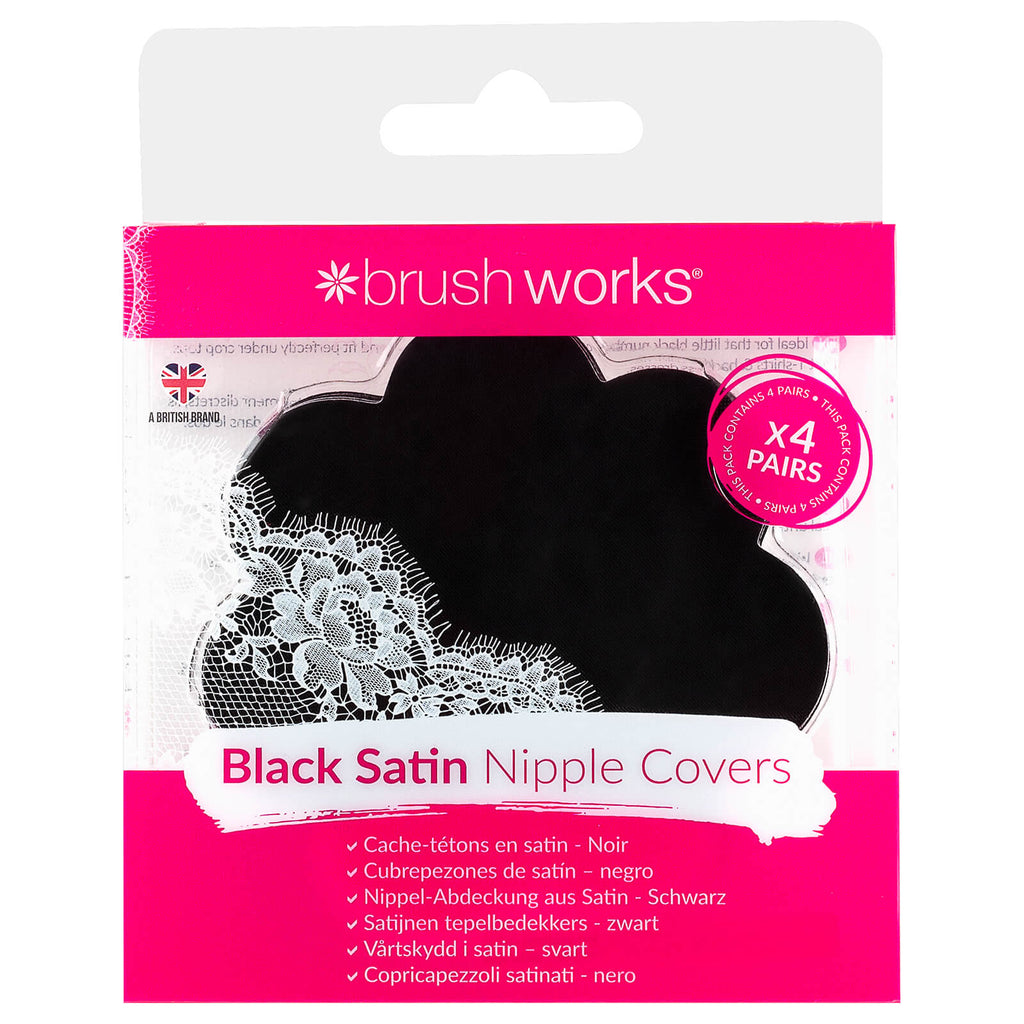 Brush Works - Satin Nipple covers, 4 par.