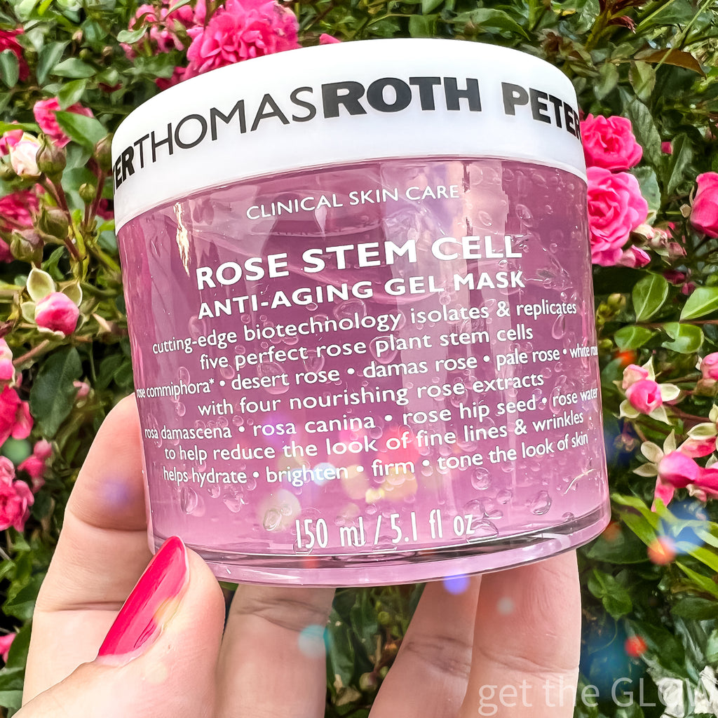 PTR - Rose stem cell antiageing gel mask, 150 ml.