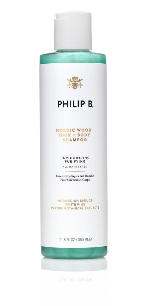 Philip B - Nordic Wood One Step hair and body shampoo.